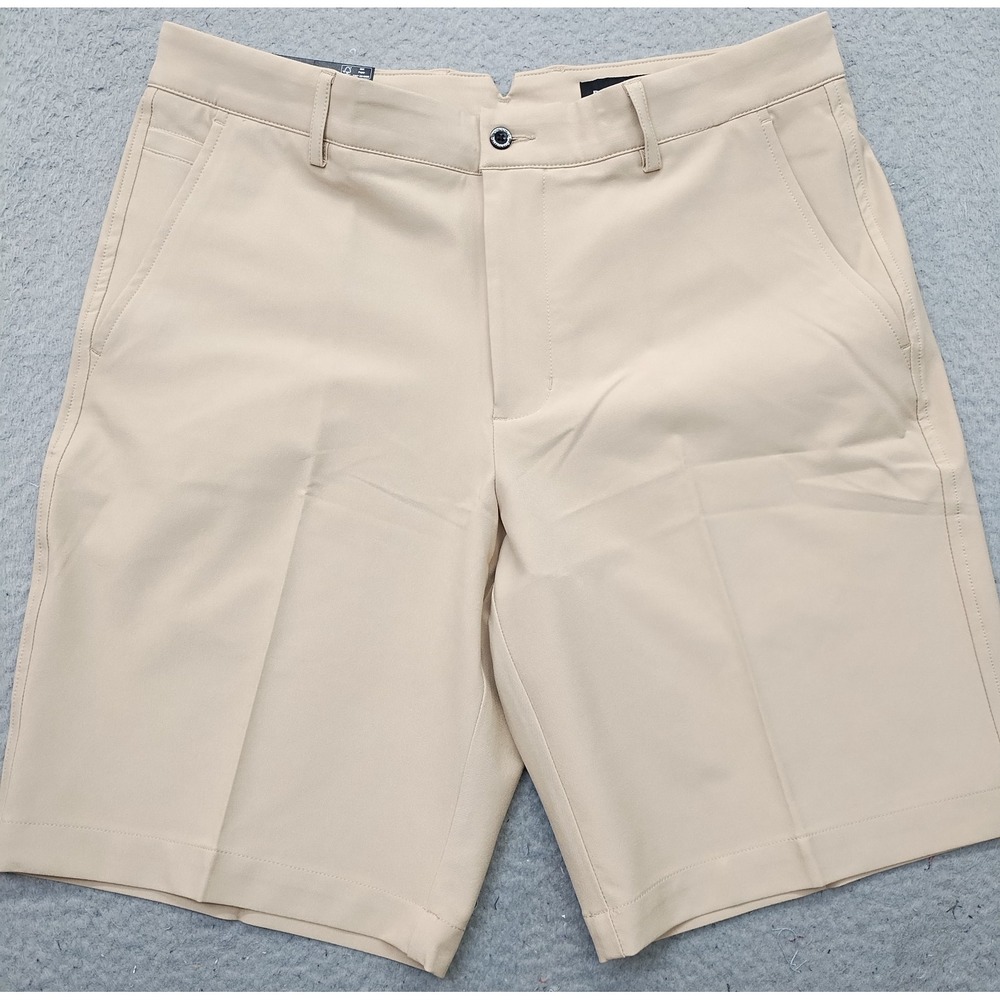 Dunning Golf Shorts Mens 33 Tan Player Fit Woven Performance Stretch D7S13H055